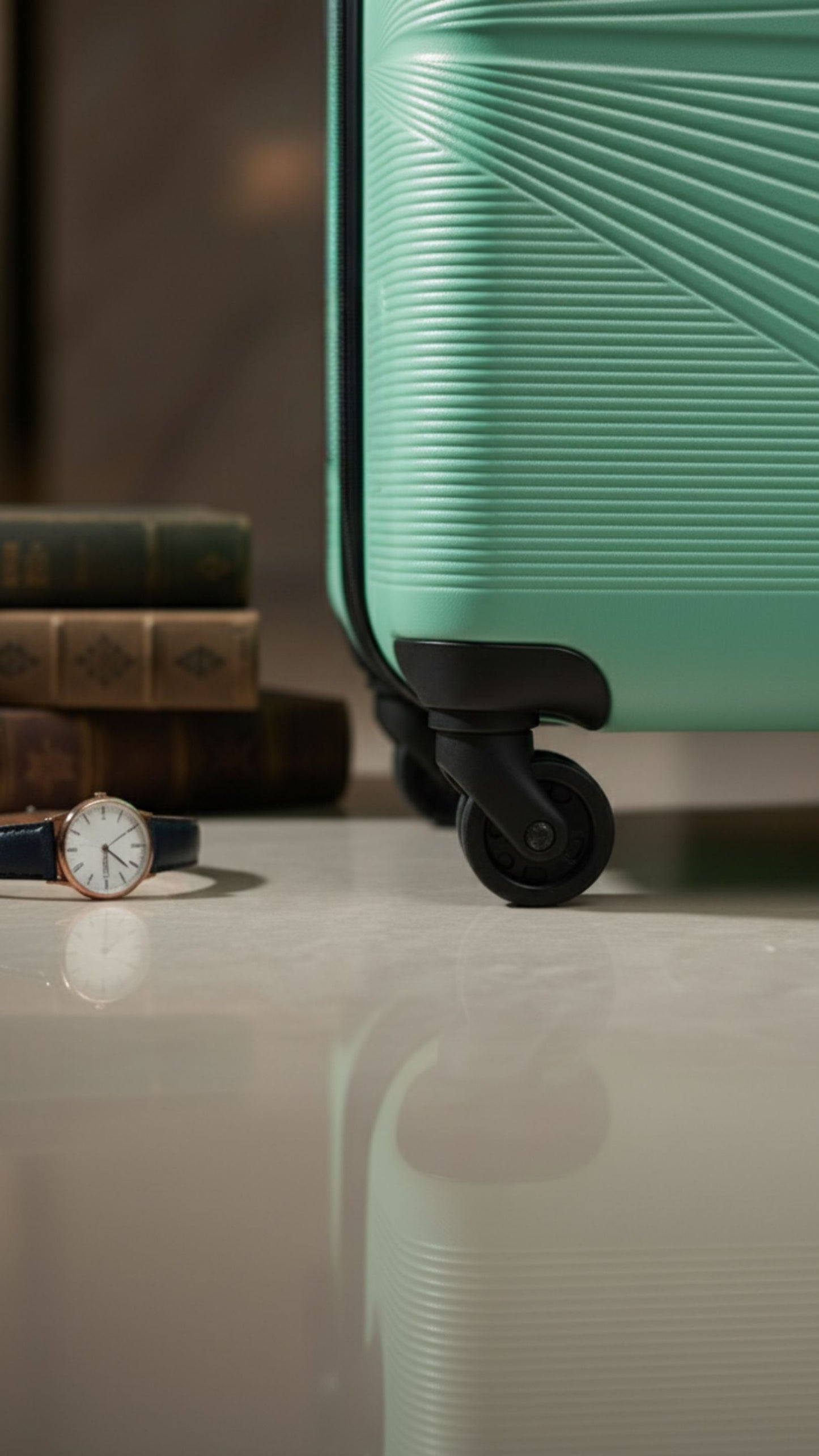 Namoh Cabin Trolley Bag Mint | 20" large space