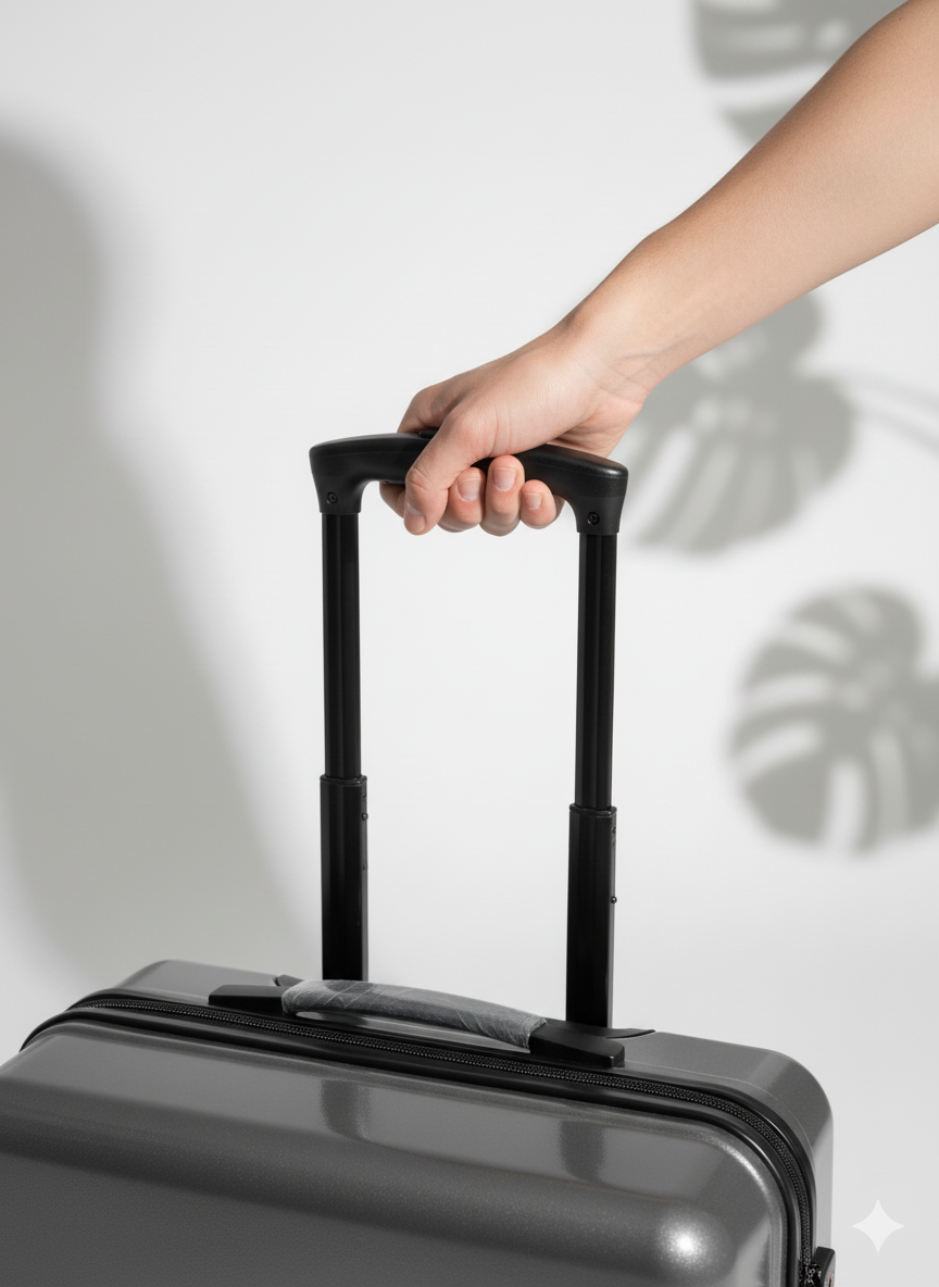 Namoh ABS Overnighter Grey | 18" wide size | perfect for 2-3 day Trips