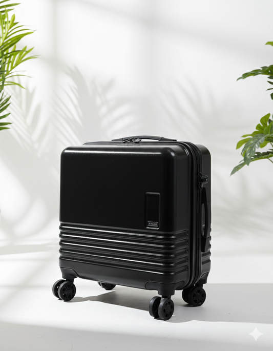 Namoh ABS Overnighter Black | 18" wide size | perfect for 2-3 day Trips