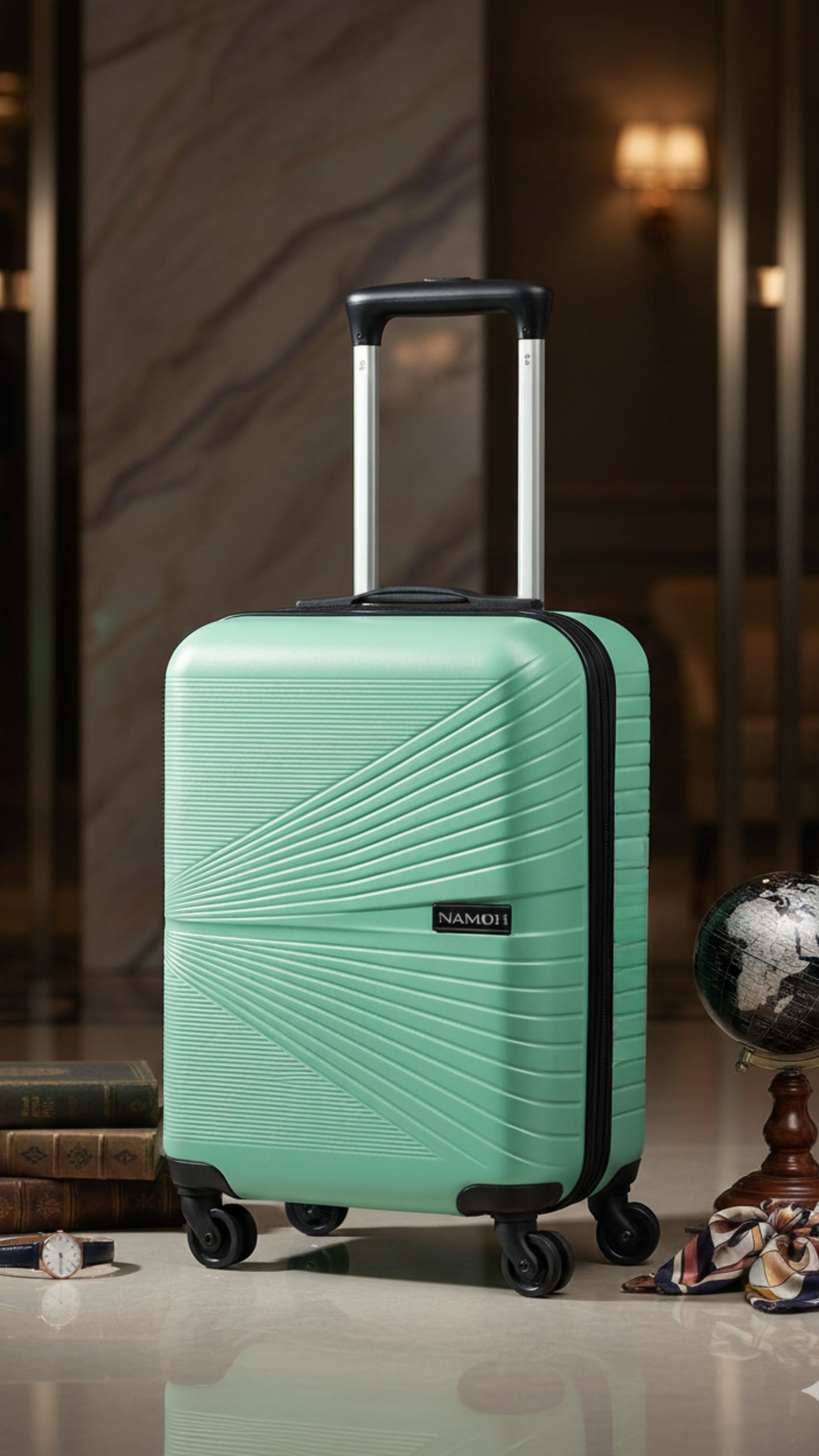 Namoh Cabin Trolley Bag Mint | 20" large space