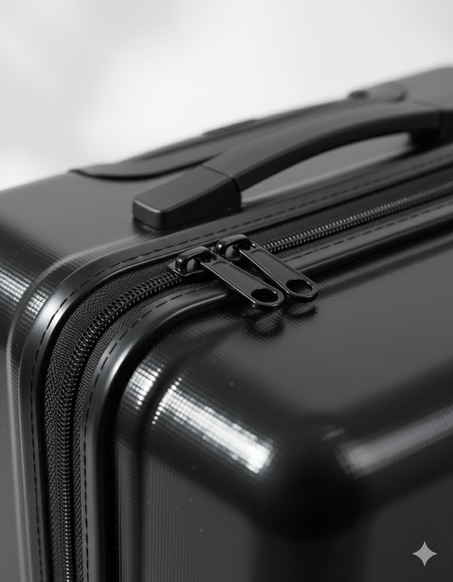 Namoh ABS Overnighter Black | 18" wide size | perfect for 2-3 day Trips