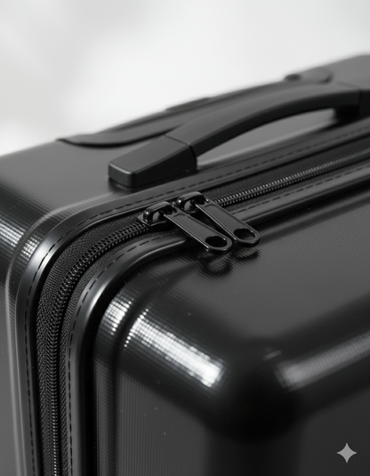 Namoh ABS Overnighter Black | 18" wide size | perfect for 2-3 day Trips