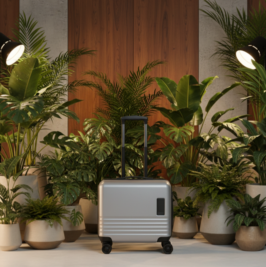 Namoh ABS Overnighter Silver | 18" wide size | perfect for 2-3 day Trips