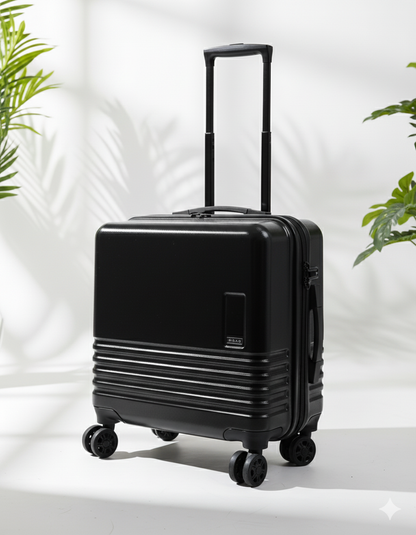 Namoh ABS Overnighter Black | 18" wide size | perfect for 2-3 day Trips